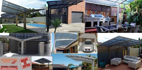 Cantilever Carport 2.7 wide x 5.1 long multiple ways of configuring cataports - Car covers and Shelter