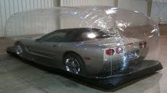 Top reasons to use indoor car covers - photo of car bubble