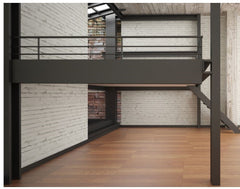 Mezzanines - Mezzanine Floor Considerations - a mezzanine floor in a warehouse