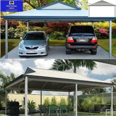 Four Popular Carport Roof Types - Dutch Gable Carport