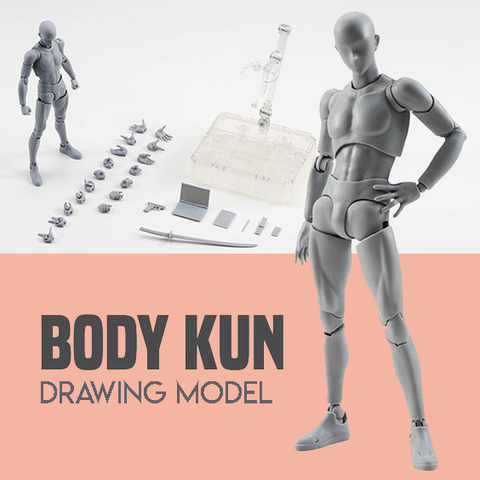 Professional Sketching Travel Kit 48 Pieces - Body Kun Dolls