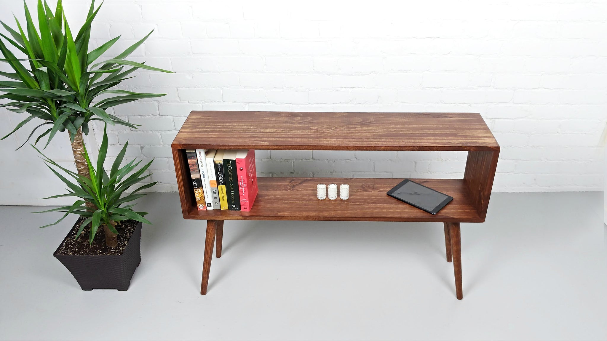 Mid Century Modern Side Table - Entryway Console – VYBE