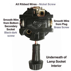 Wiring Diagram for 3 Terminal Lamp Socket