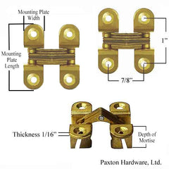 Measuring a concealed cabinet hinge