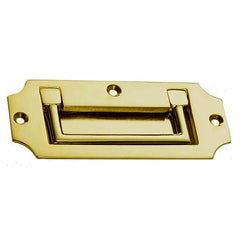 Recessed Drawer Pulls in nickel & brass