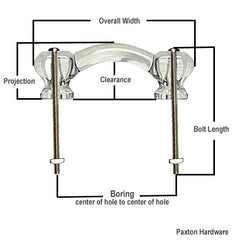 Measure Glass Cabinet Handle