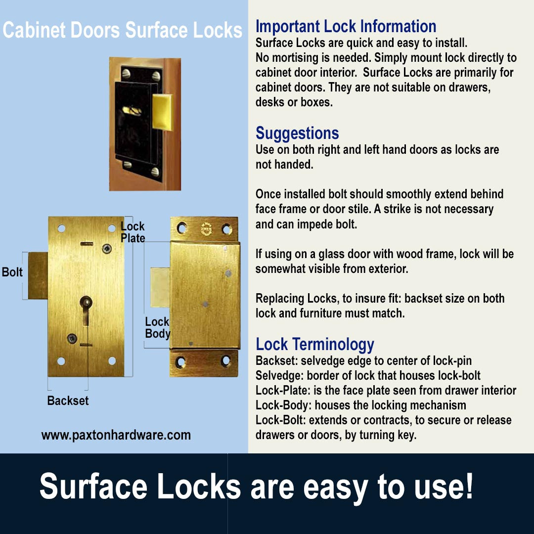 Surface Lock Measurement Diagram