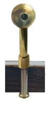 Install modern post with threaded rod and cap