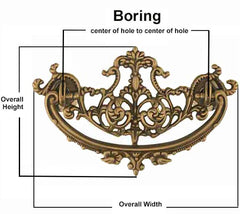 Measurements for a Victorian Furniture Pull