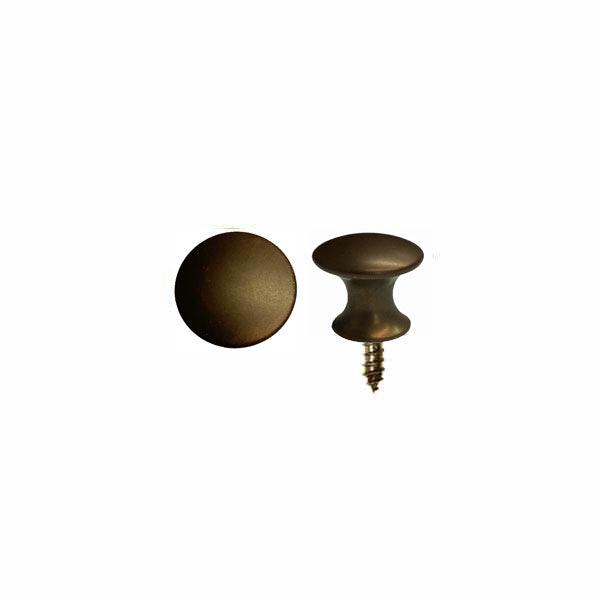 Small Antique Brass Knobs, 3/8 inch - Paxton Hardware