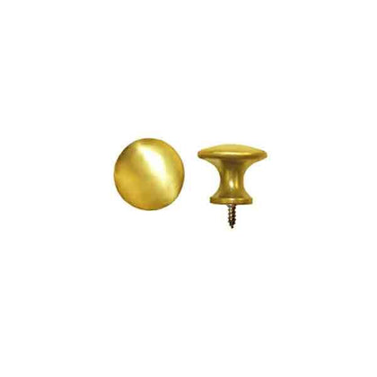 Small Cast Brass Knob  Diameter: 1/2 – UNIQANTIQ HARDWARE SUPPLY