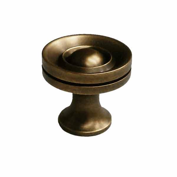 Antique Brass Knobs for Furniture, 3/4 inch - Paxton Hardware