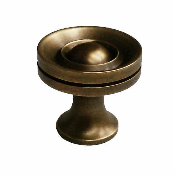 Shelf Rail Center Post for brass railing - Paxton Hardware