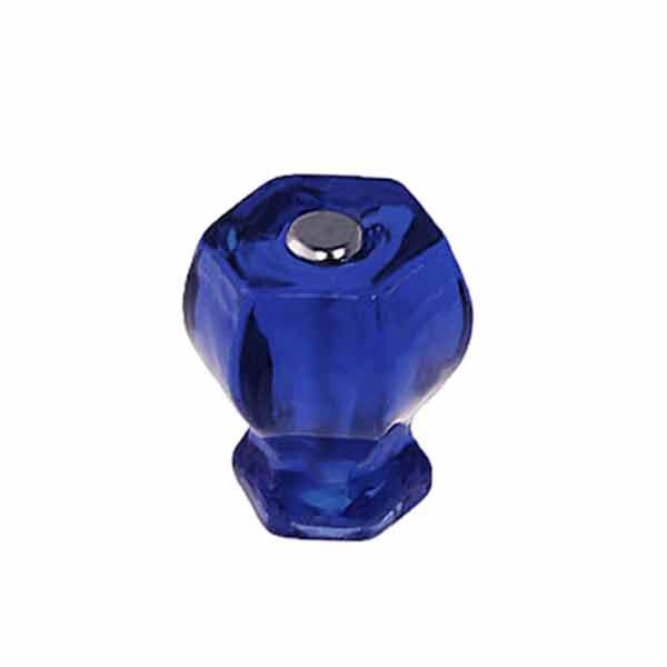 Cobalt Blue Glass Cabinet Knobs Standard Size Paxton Hardware Ltd