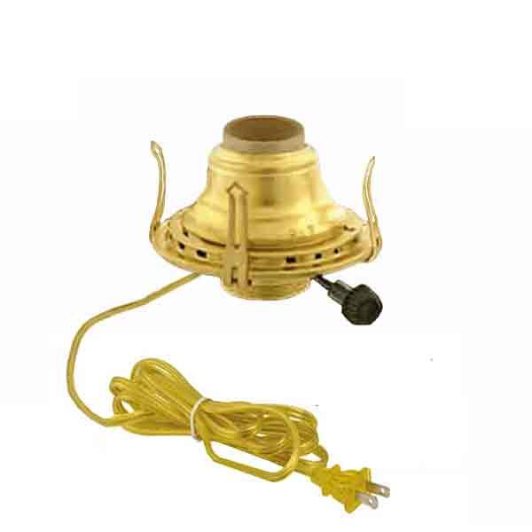 converting oil lamp to electric