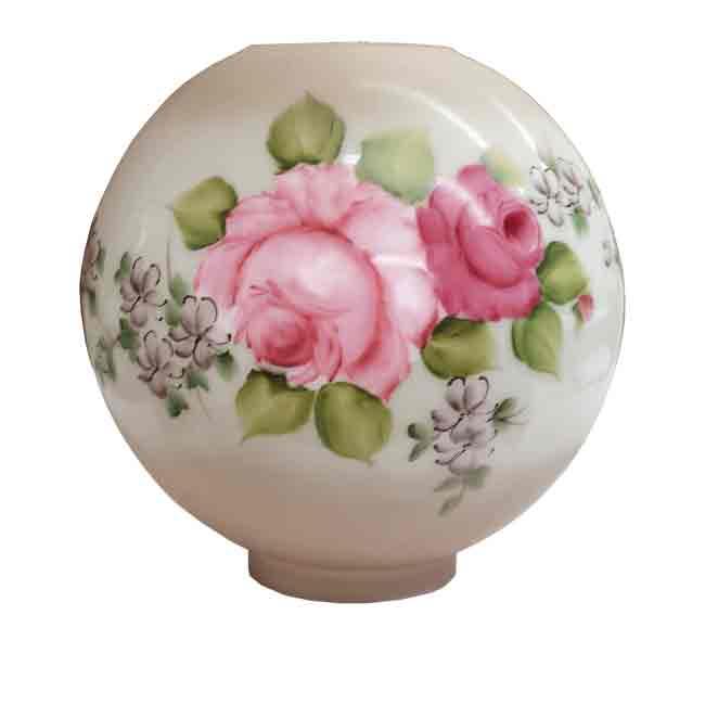 rose globe lamp