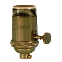 Brass Lamp Sockets, Side Mount - Paxton Hardware