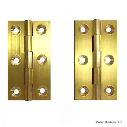 Extruded Brass Fixed-Pin Butt Hinges