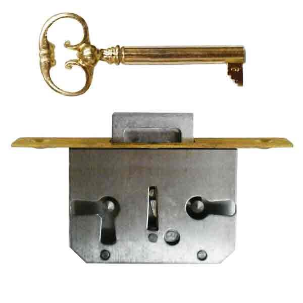 Full Mortise Cabinet and Door Lock with Skeleton Key