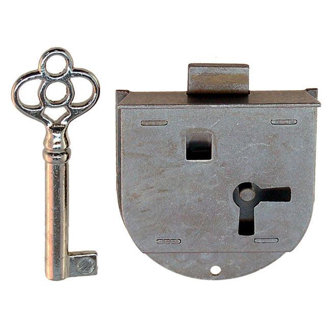 Antique Furniture Locks, small - hinged right - Paxton Hardware