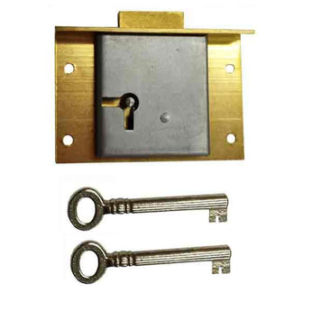 Antique Furniture Locks, small - hinged right - Paxton Hardware