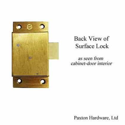 Antique Surface Locks for Cabinet Doors Tagged Type: Clock Lock - Paxton  Hardware