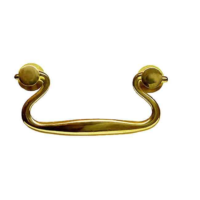 Swan Neck 2-1/2 Brass Bail Handles - Paxton Hardware