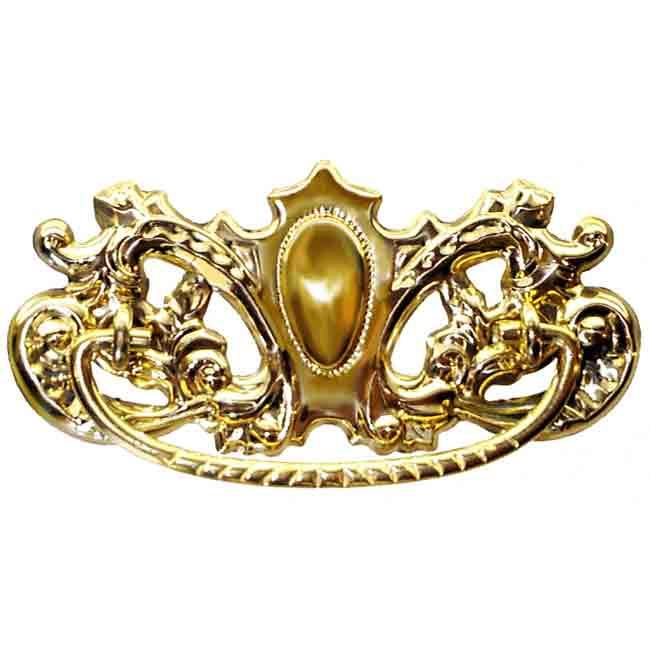 Victorian Cabinet Knobs, 1-3/8 Antique Brass - Paxton Hardware