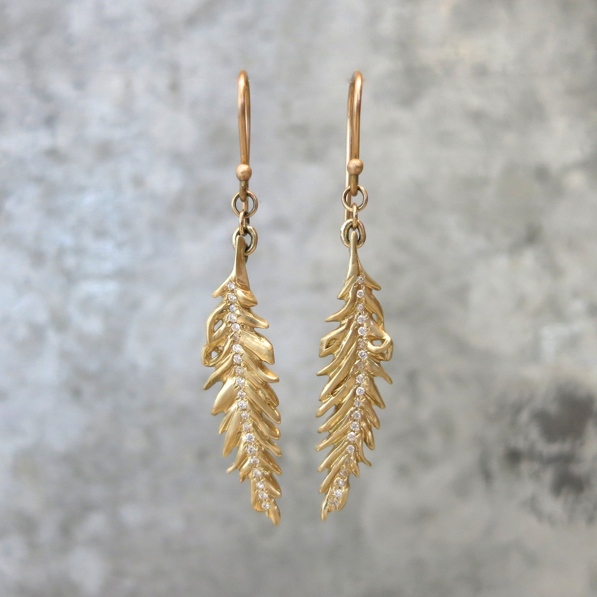 Phoenix Diamond Drop Earring