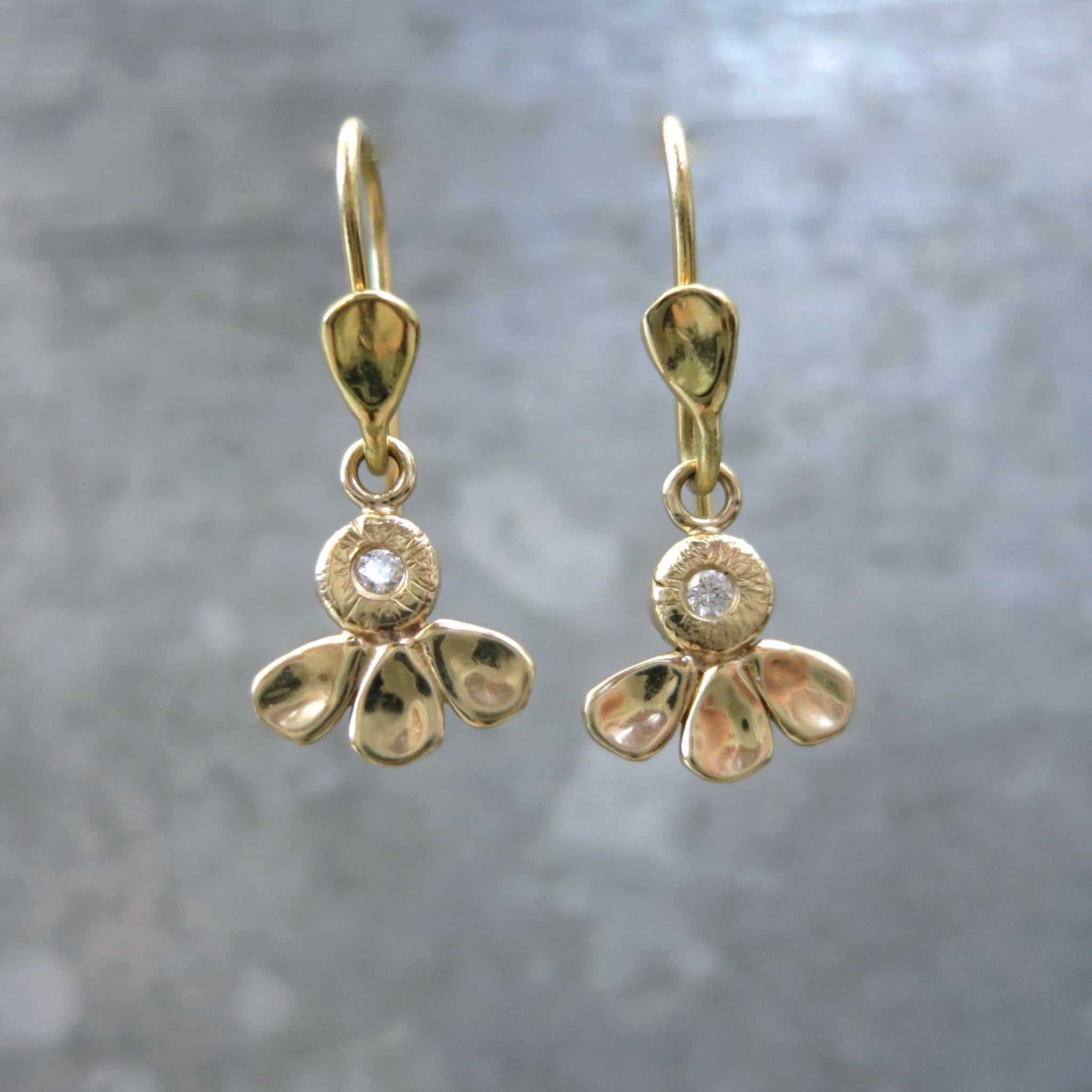 Hummingbird Earrings | Gold