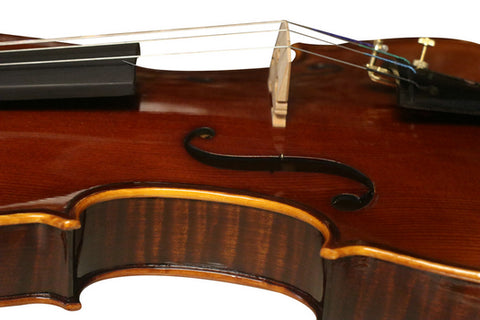 Wholesale Model SRV1011 Concert Grade Solid Spruce & Ebony Made Violin Different Sizes with Accessories