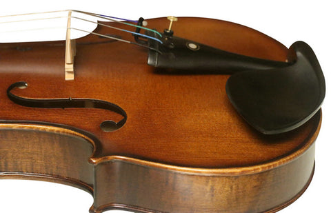 Wholesale Model SRV1009 Professional Solid Spruce & Ebony Made Tiger Stripe Violin Different Sizes with Accessories