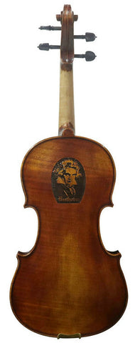 Wholesale Model SRV10025 Master Made European Material Retro Style Solid Spruce & Ebony Made Violin with Accessories