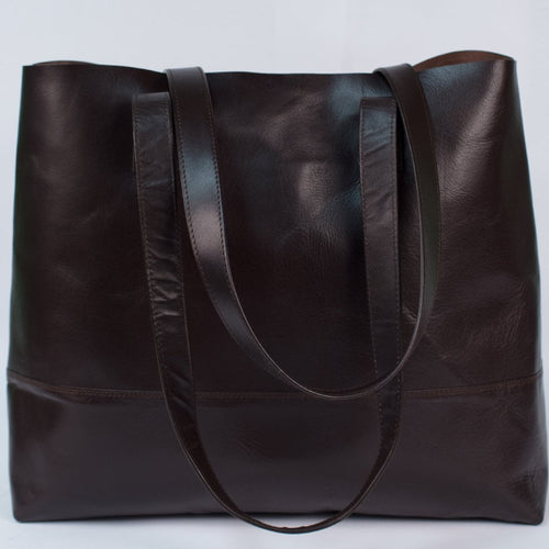 Light Brown Leather Tote – Venture Leather Co