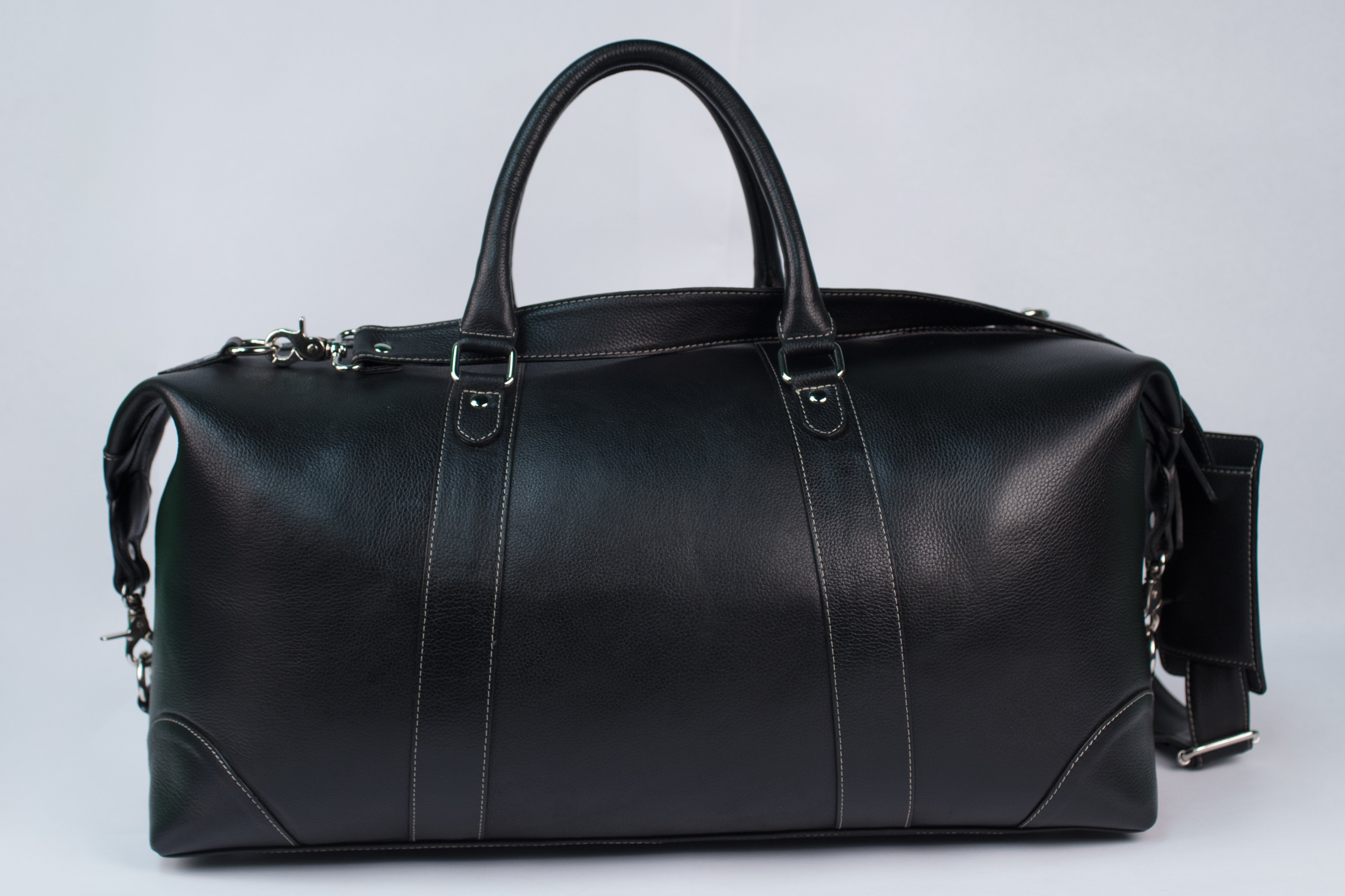 Black Weekender Bag – Venture Leather Co