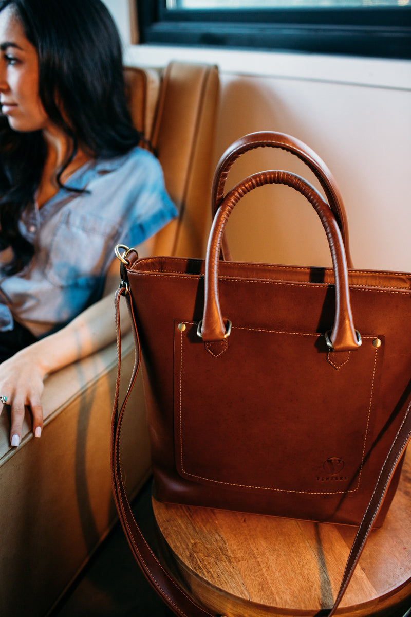 Brown Shoulder Bag – Venture Leather Co