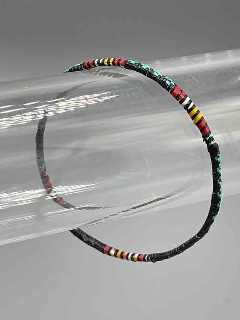Narrowest Finest Design Recycled Plastic Bracelet - Turquoise