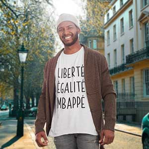 T-shirt Inshinytee Liberté Égalité Mbappé