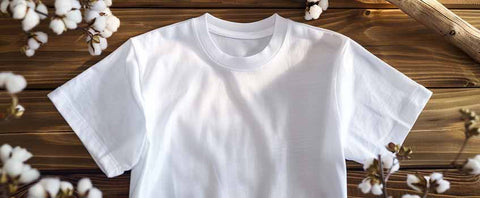 t-shirt blanc coton bio inshinytee