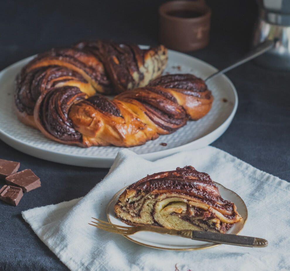 Chocolate, Cardamom & Cacao Nibs Babka Recipe | To'ak Chocolate