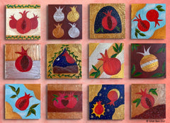 Gilat Ben-Dor - Pomegranate Tapestry Series