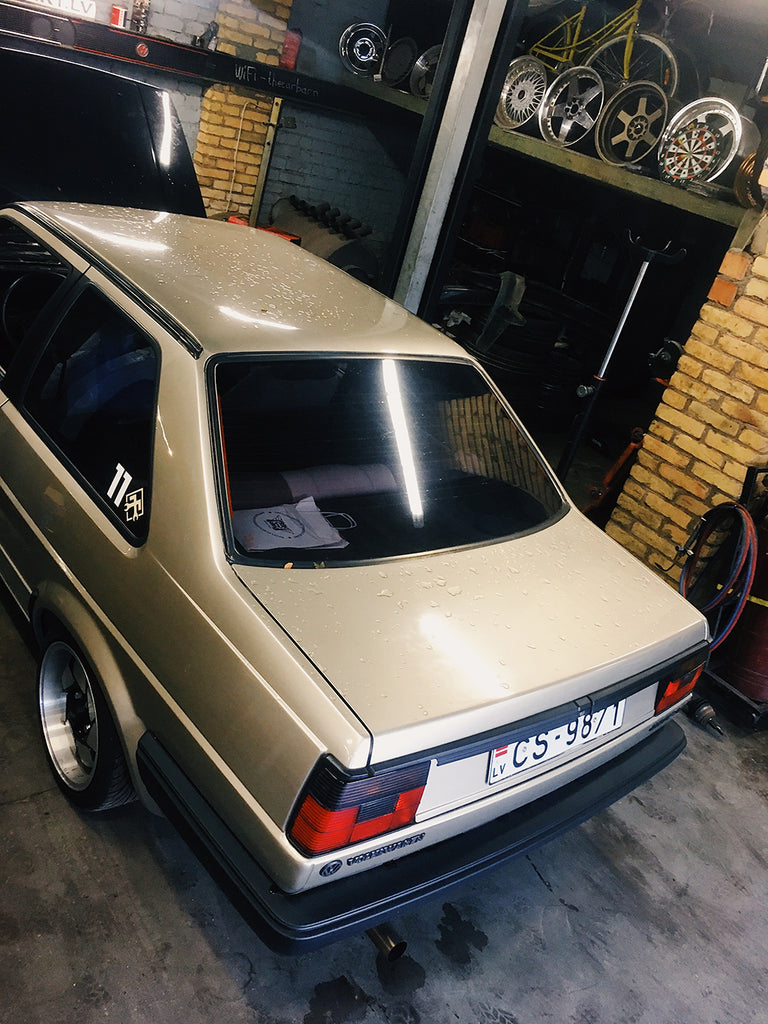 vw mk2 jetta coupe stance