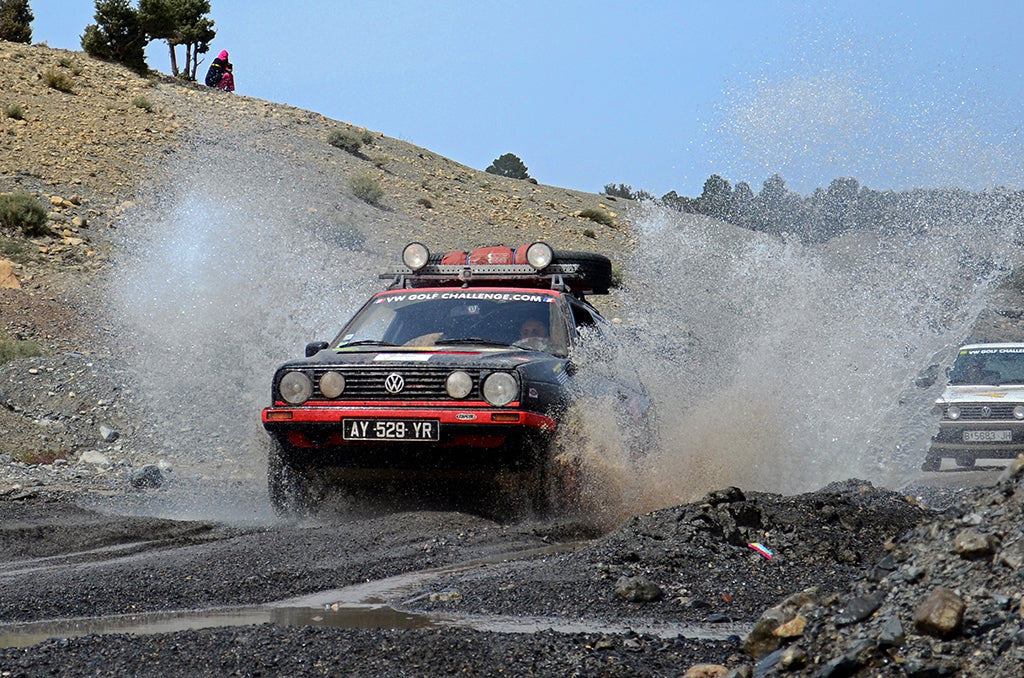 mk2 golf splashing water