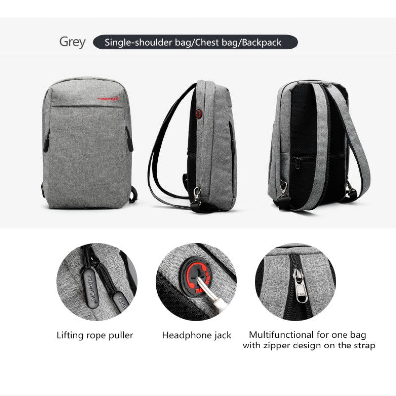 travel backpack hidden zipper