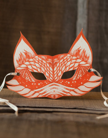 My Orange Fox Children's Mask