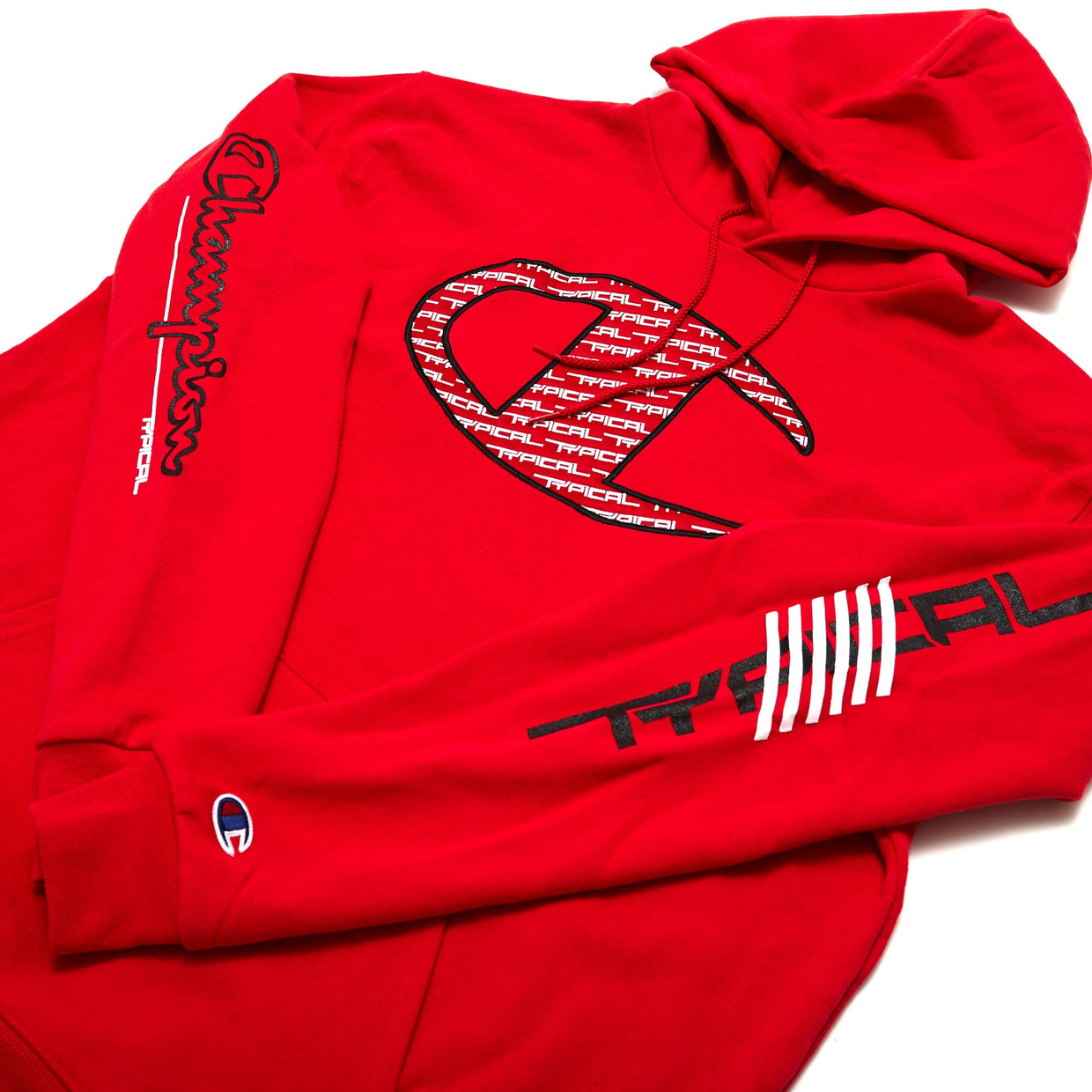 red champion hoodie