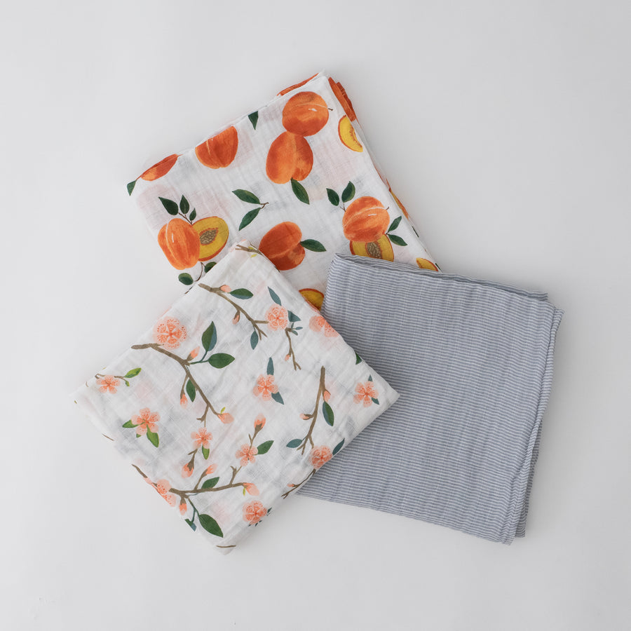 peach swaddle