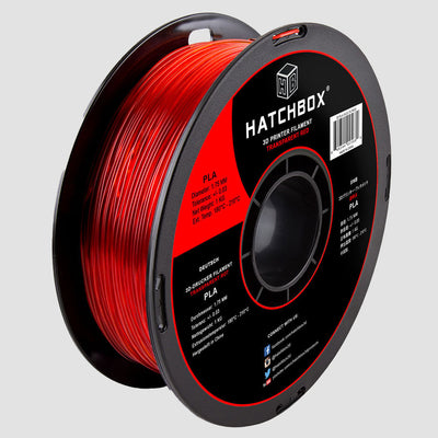 Hatchbox PLA Transparent Blue-1.75MM,1KG spool,3D filament, +/- 0.03mm – HATCHBOX  3D