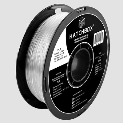 White PLA That Will Surely Get Your Prints Done – HATCHBOX 3D