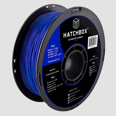 Hatchbox TPU Black (Shore 95A)-1.75MM,1KG spool,3D filament, +/- 0.03mm –  HATCHBOX 3D